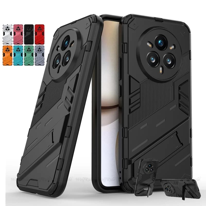 Custodia per OPPO Realme 14 Pro Plus Cover Realme 14 Pro Plus Capas Nuovo paraurti antiurto Cavalletto Fundas Realme 14 Pro Plus