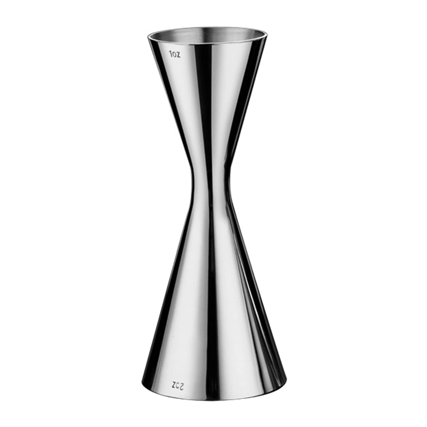 YLS-3X Misurino in Acciaio Inox a Doppia Testa per Bar, Feste, Vino e Cocktail, Shaker Jigger 60ml