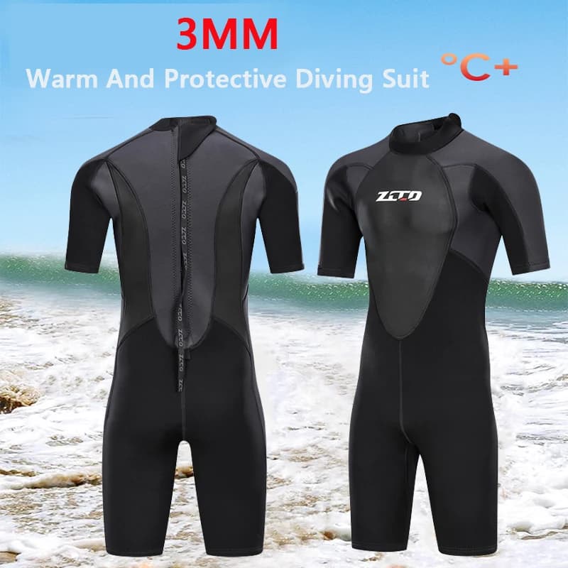 3 mm neoprene Mute Man Woman Full Sleeve Short Sleeved Sun Protection Surf Mute for Hot Dive Snorkeling Mute for Deep Dive