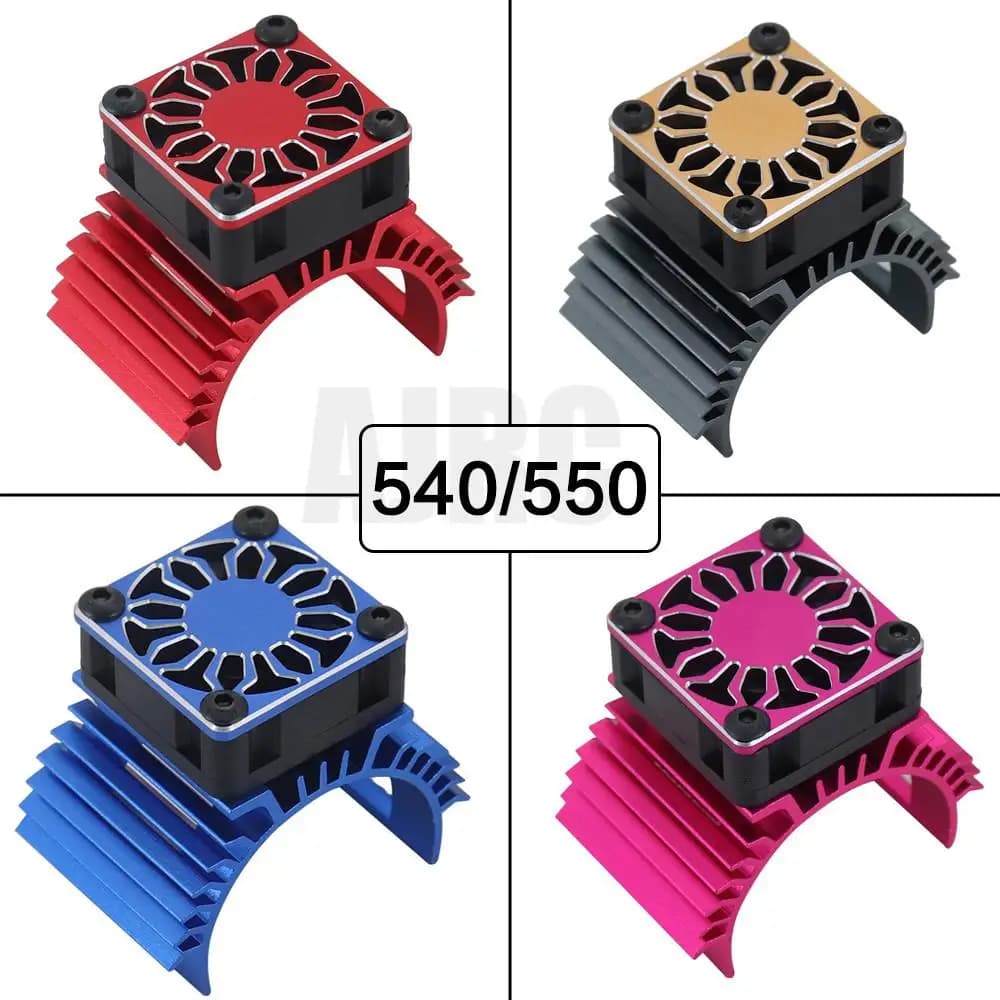 14000 giri/min Auto Elettrica Motore Brushless Dissipatore di Calore Della Copertura Ventola Di Raffreddamento Per 1:10 Hsp Auto Telecomandate 540 550 3650 Dissipatore di Calore Del Motore