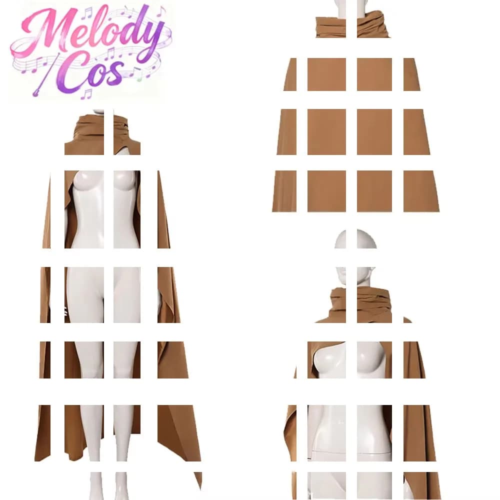 Mantello Marrone per Cosplay Adulto Devon Izara, Costume da Lord delle Ombre del Film di Halloween 2026, Abbigliamento per Feste di Carnevale