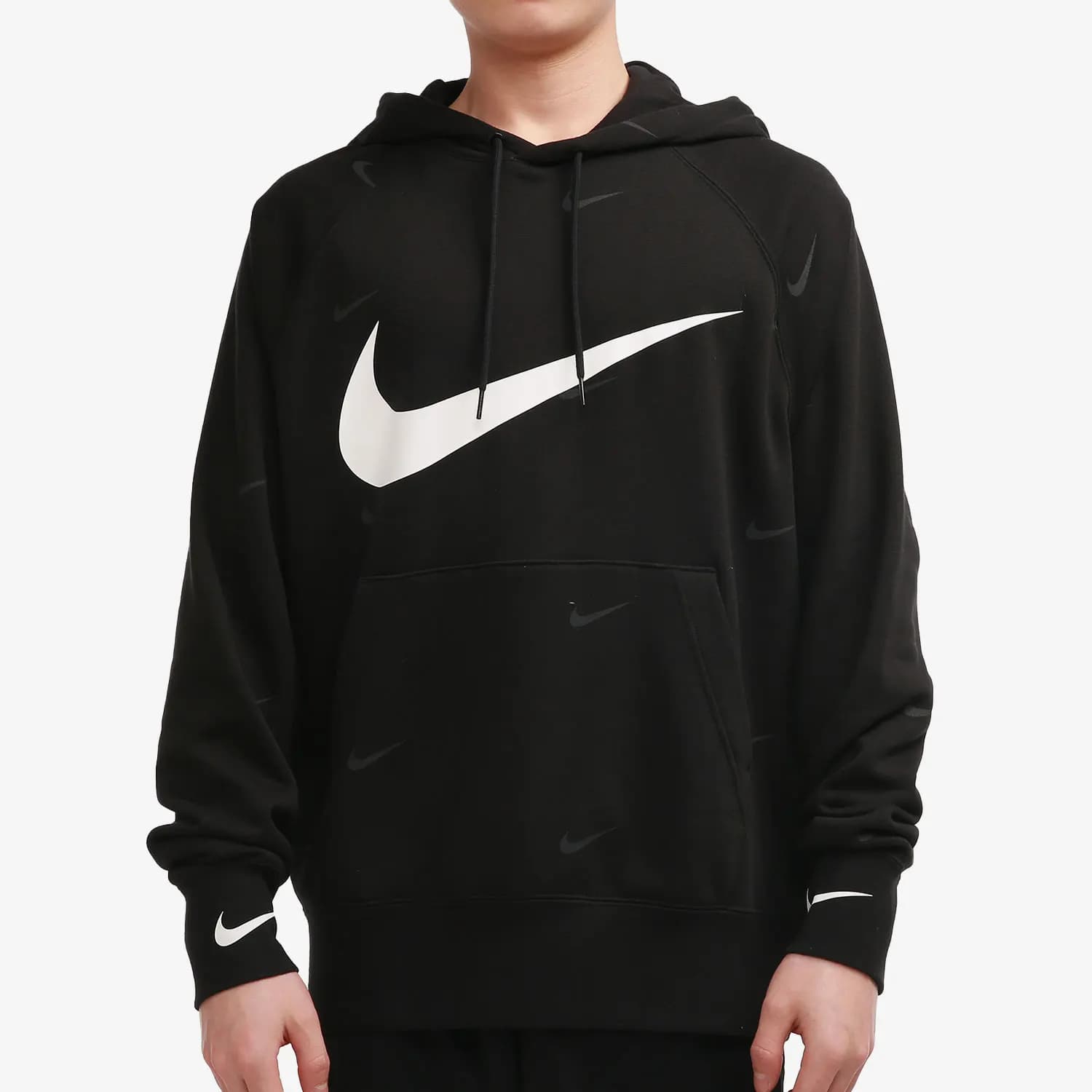 Felpa con cappuccio casual sportiva da uomo, autentica Nike, nuova collezione stagionale, con etichetta completa, modello DA0111-010