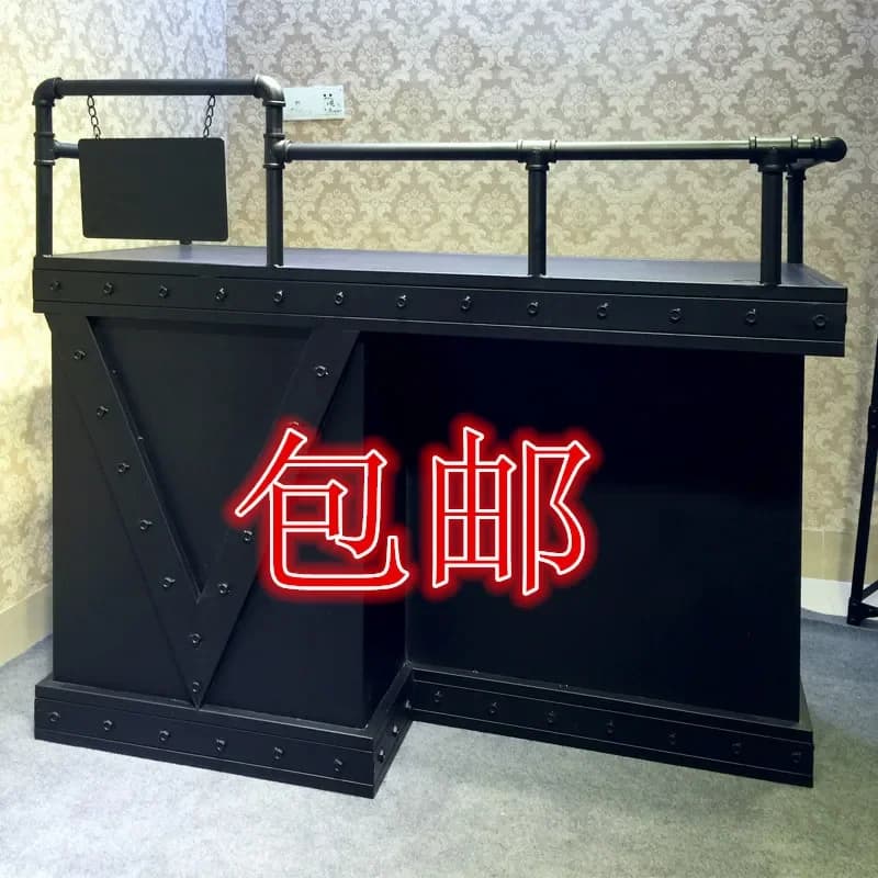 Iron checkout page Bar Clothing Store Counter Hotel Information Desk ReceptioDesk Company FrontDesk Drawer Commercial