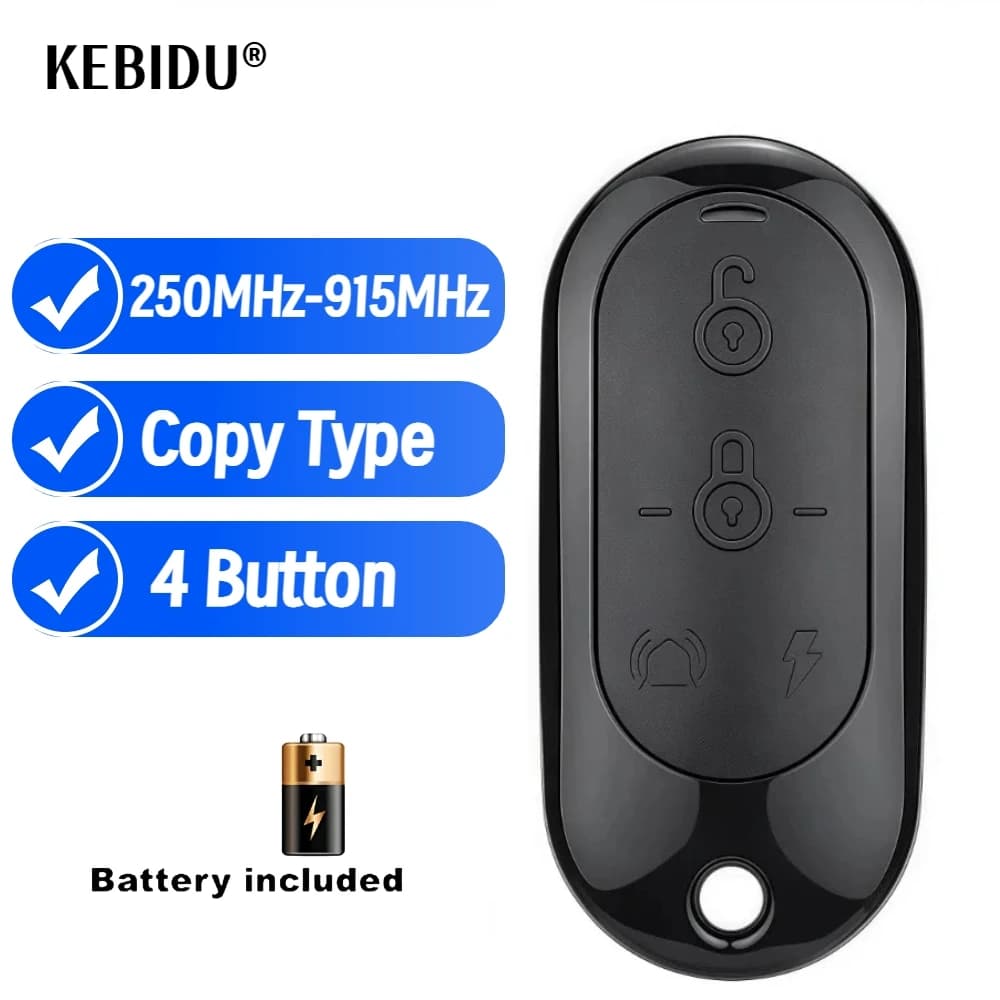 250 MHz-915 MHz Multi Frequenza Porta Del Garage Telecomando RF 4CH Duplicatore 868 MHz 433 MHz Trasmettitore di Codice Fisso per il Sistema di Allarme