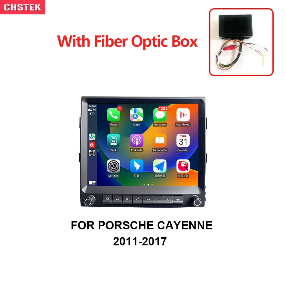 CHSTEK Android 13 Autoradio Carplay Per Porsche Cayenne 958 II 2011-2017 Multimedia Autoradio Navigazione Bluetooth WIFI 4G 256G