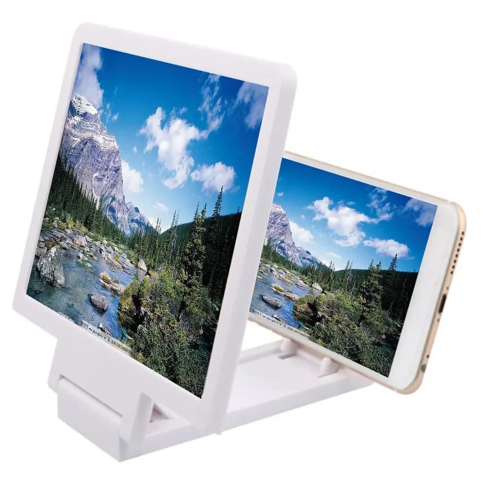 Lente d'ingrandimento per schermo del telefono cellulare Protezione per gli occhi Display Amplificatore per schermo video 3D Supporto per supporto per espansione allargato senza alimentazione