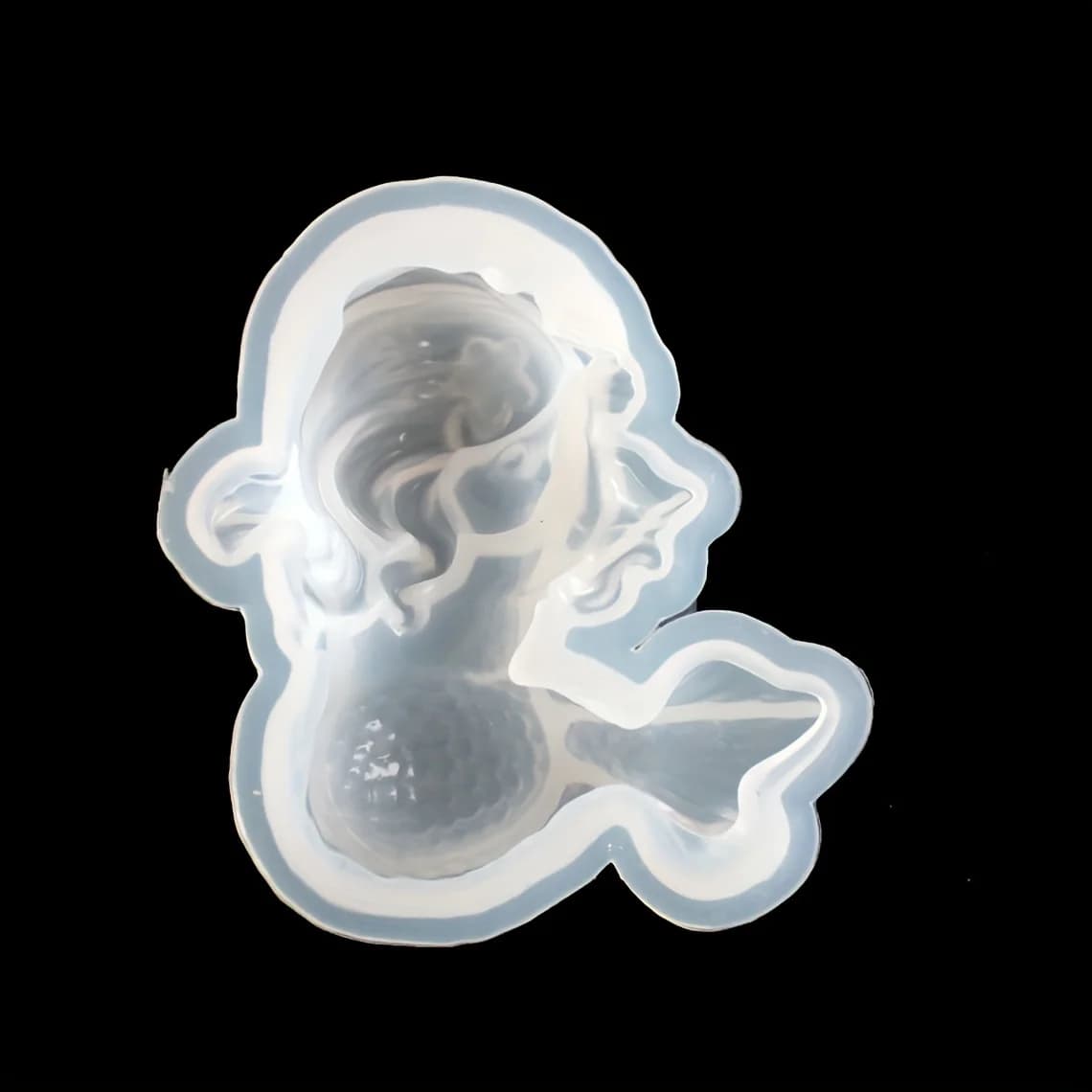 Stampo in Silicone a Forma di Sirena Cartoonesca, Stampo 3D per Resina Artistica a Forma di Principessa Sirena, Stampi per Candele Fai-da-Te, Migliori Stampi per Creazioni Artigianali
