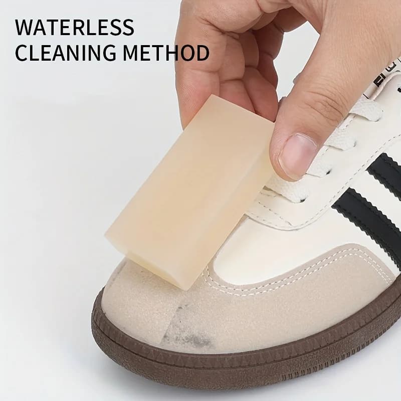 Gomma detergente per scarpe in PVC premium da 1 pezzo - Smacchiatore e sporco per scarpe da ginnastica, pelle scamosciata e nabuk - Ideale per la cura delle scarpe bianche, stivali da neve
