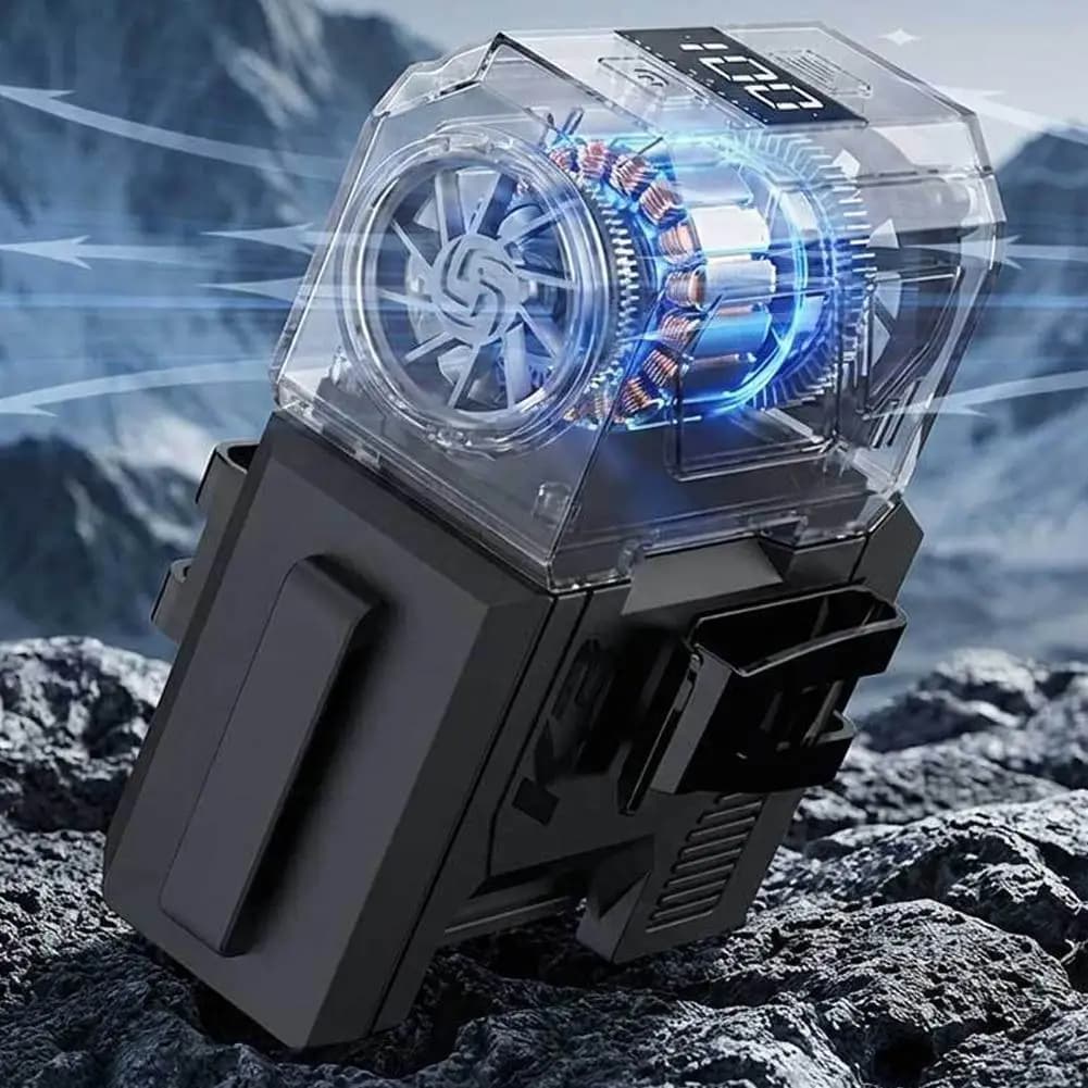 Nuovo Ventilatore da Collo Rinfrescante Potente Turbo Portatile, Condizionatore d'Aria da Polso, Mini Aspirapolvere per Auto 3-in-1