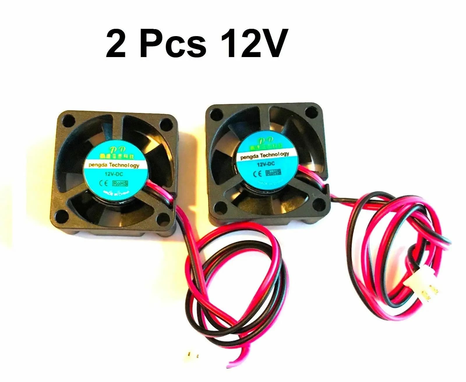For 2 pcs Cooled Computer Frame Fan 12V DC 30x30x10mm 3D Printer for PC 3010 2 pin 30mm -