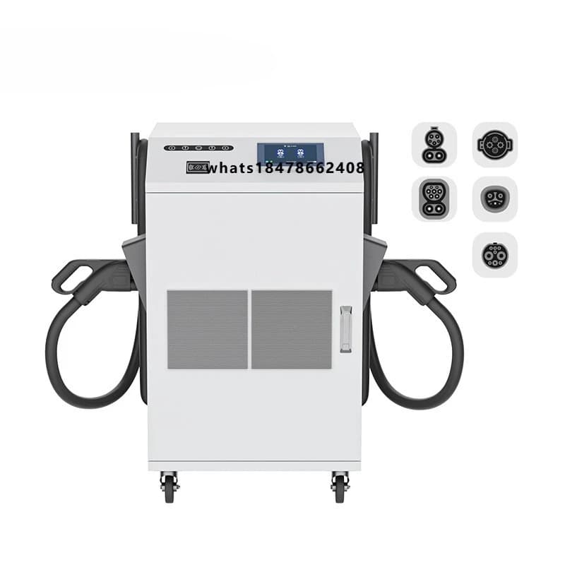 Nuova Stazione di Ricarica Rapida per Veicoli Elettrici DC Mobile CCS GB/T Commerciale 120kW EVSE con Schermo LCD da 7''