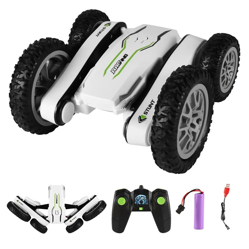Bambini Rc Drift Car Toys RC Stunt Car bambini Double Sided Flip 2.4Ghz Remote Control Car rotazione di 360 gradi Off Road Boys Gifts