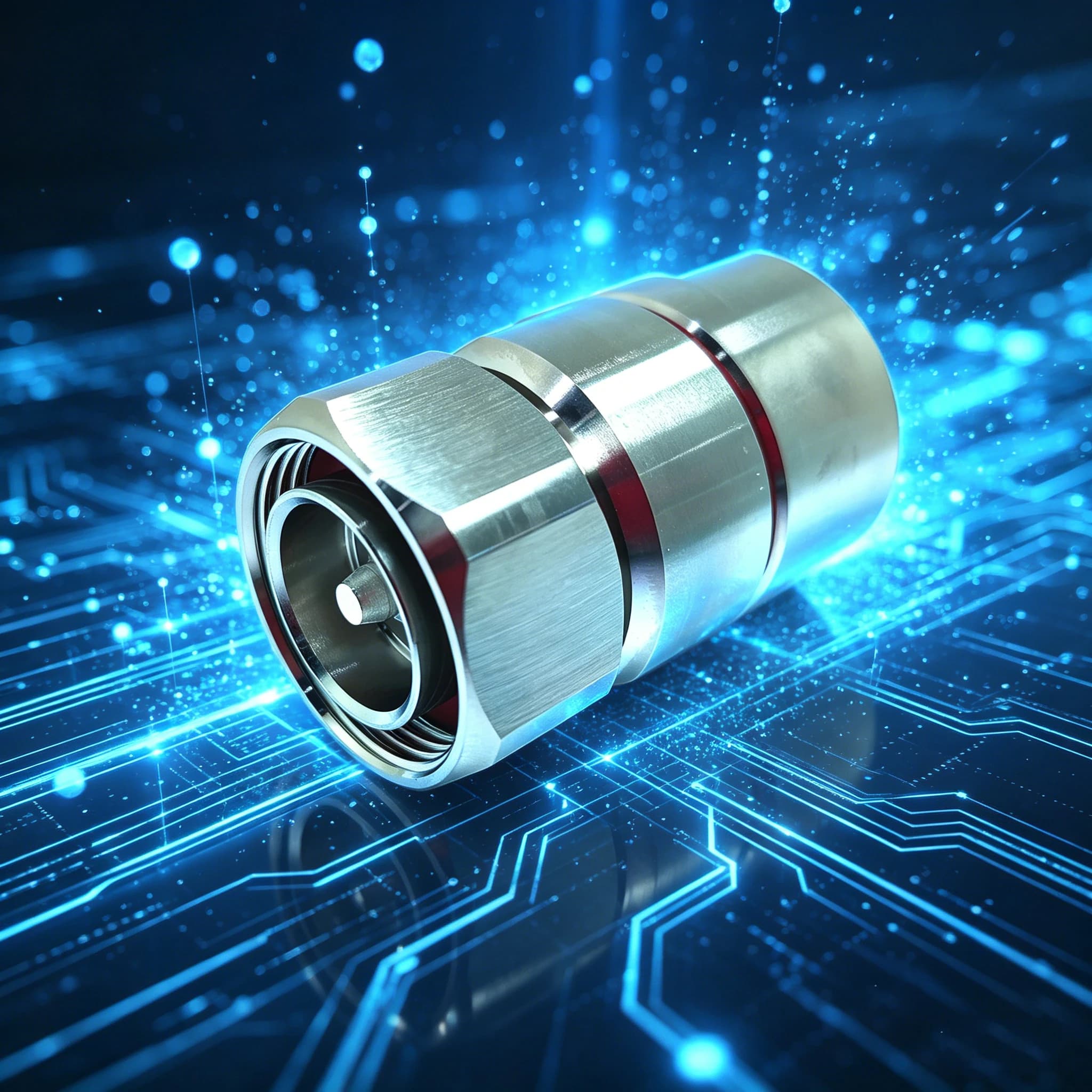 Spedizione Gratuita Connettore Maschio Dritto 7/16DIN per Cavo LMR900 per Antenna WLAN, WIFI