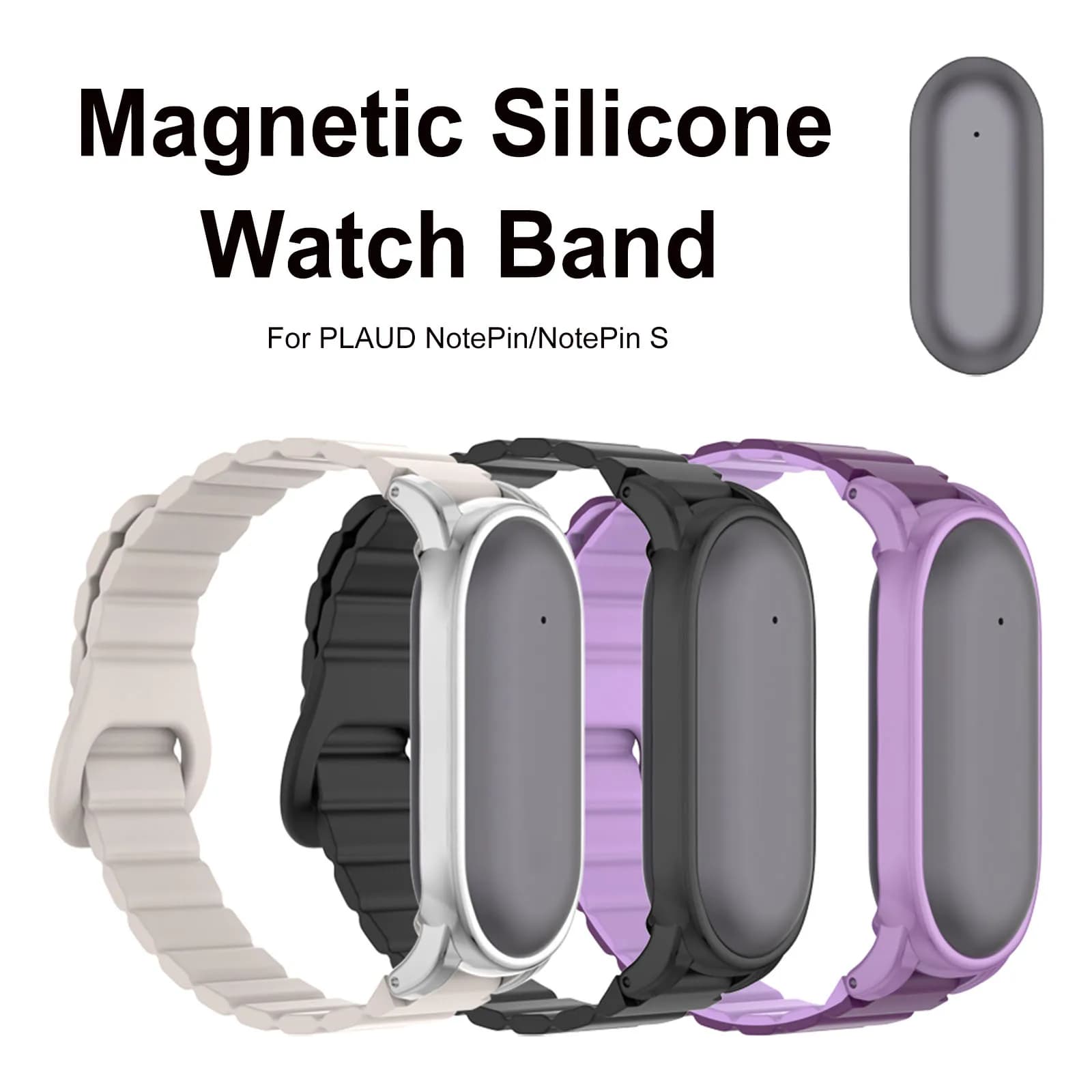 For NotePin/NotePin S Voice Recorder Adjustable Wrist ​Band Wear Resist Bracelet Protective Case Flexible Protect PC Case