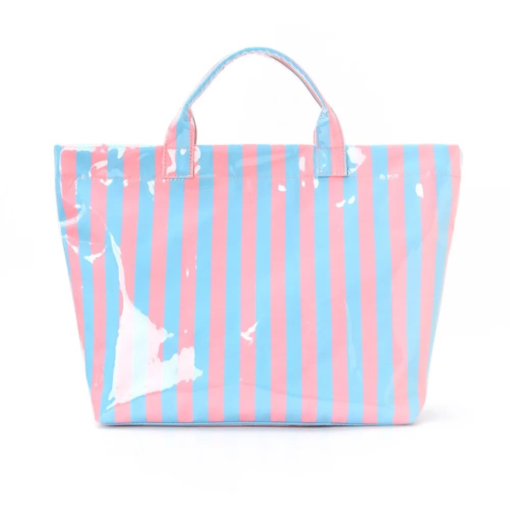 New Polyester Travel Handbag Large Capacity Foldable Duffle Bag Striped Design Clothes Organizer Women&Men