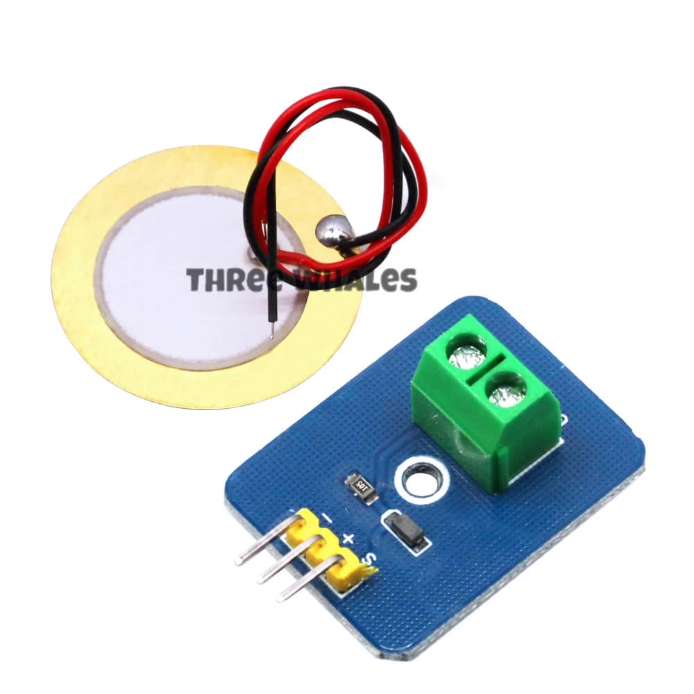 Kit Fai-da-Te Sensore di Vibrazione Piezoelettrico in Ceramica 3.3V/5V Modulo Controllore Analogico Componenti Elettronici per Arduino UNO R3