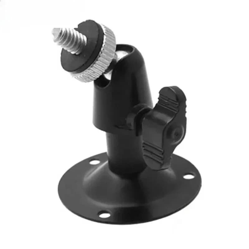 Safe rotating CCTV camera support with 4-piece wall mounting bracket for security surveillance cameras installation
