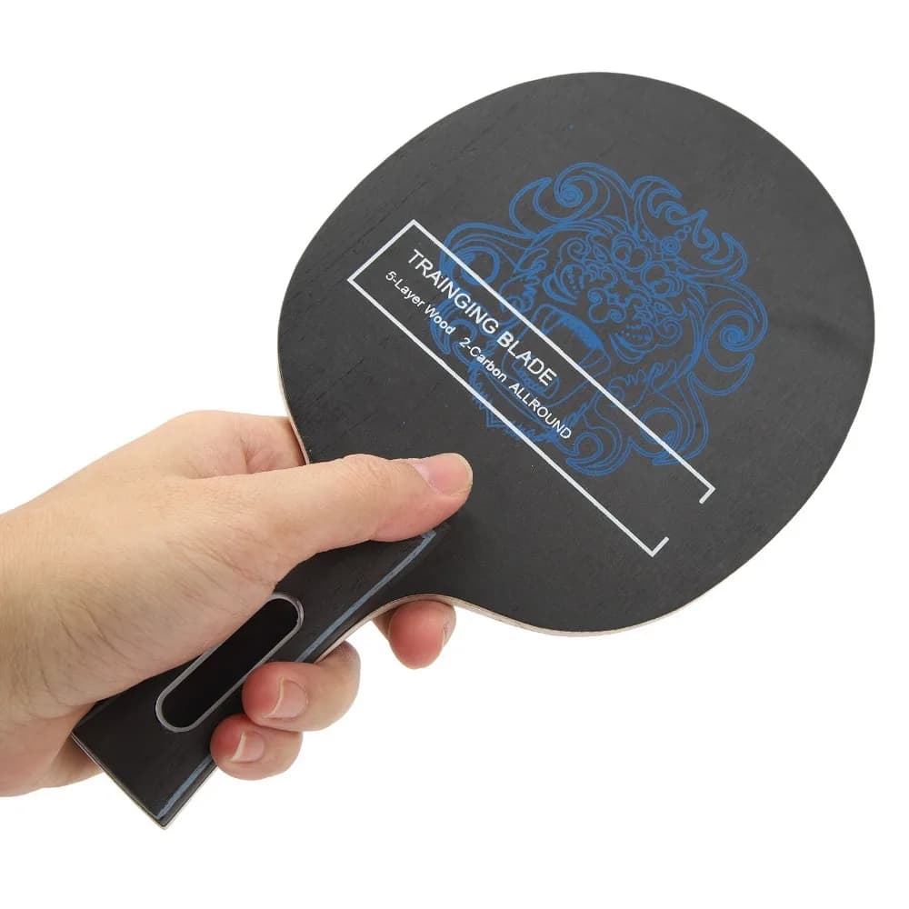 Ping Pong Rack with Long Sleeve, Carbon Fiber Light, Professional Horizontal Rack, Training Equipment