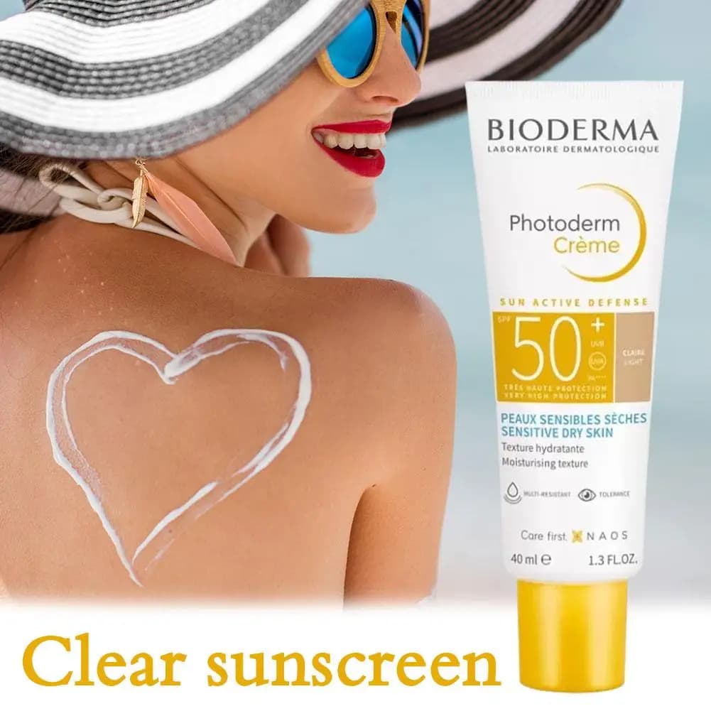 Lightweight Sunscreen Lotion SPF50+ New Moisturizing UV Protection Refreshing Concealing Base for Face Beach Daily Skin Care