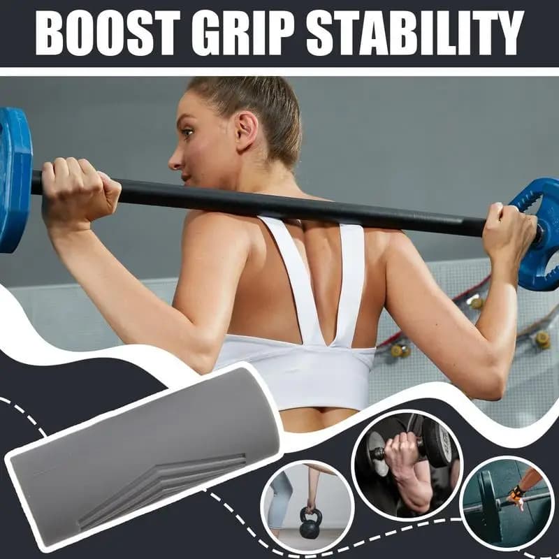 Impugnature per bilanciere per mani Bilanciere spesso Fitness Gym Bar Grip Attrezzatura da palestra in silicone per donne e uomini Estrattore di fila Kettlebell Muscle