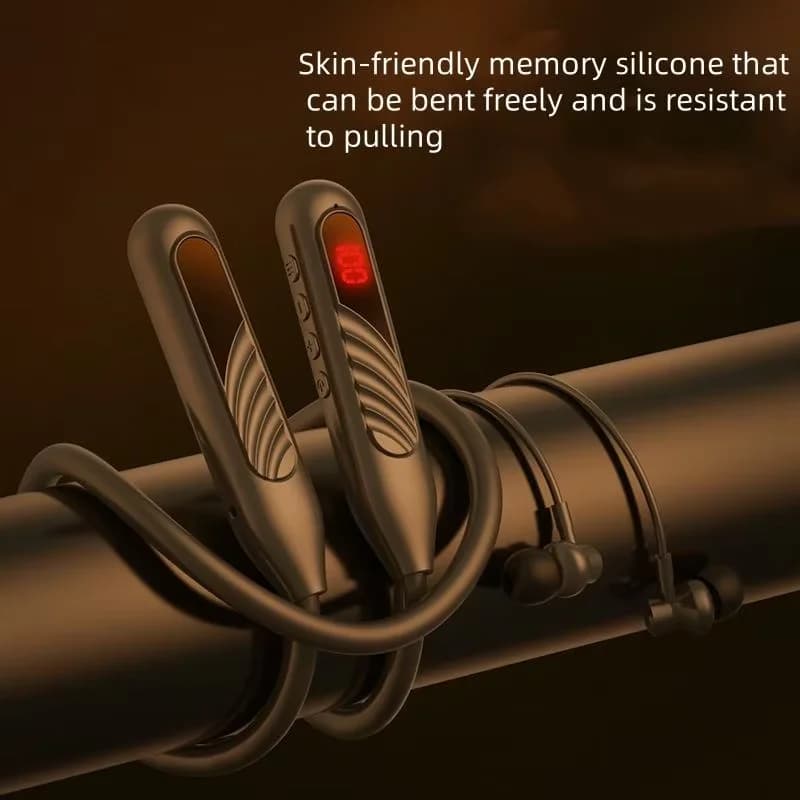 BT-8 Wireless Headphones Bluetooth Neckband Magnetic Earphones Sport Running Earbuds Headset Mic Headset Earphone Neck-Hanging
