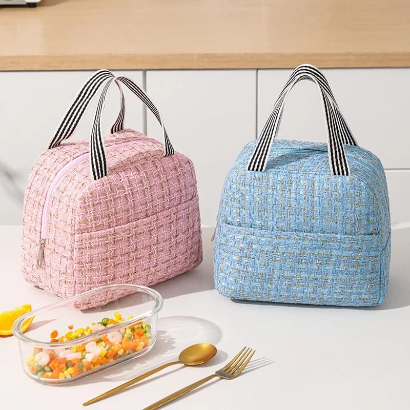 Borsa Bento alla Moda Xiaoxiangfeng, Borsa Termica per Studenti e Lavoratori, Borsa Pranzo Isolante, Borsa Frigo Portatile per Esterni