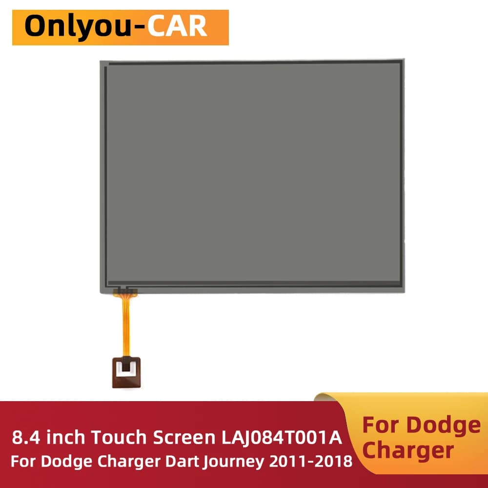 Nuovo Uconnect 3 Schermo Touch da 8,4 Pollici a 4 Pin con Digitalizzatore in Vetro LAJ084T001A per Dodge Charger Dart Journey 2011-2018 Radio Navigazione