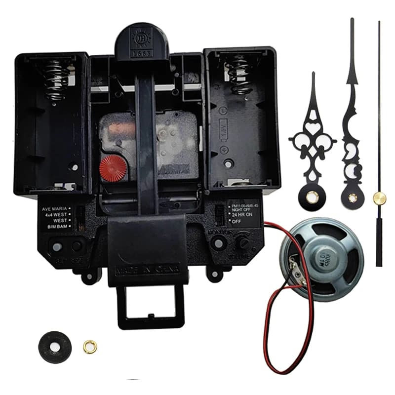 12888 Parti dell'orologio del nonno Peso di supporto dell'azionamento del pendolo entro 1200 g Meccanismo di attivazione con accessorio per le lancette della scatola del carillon musicale
