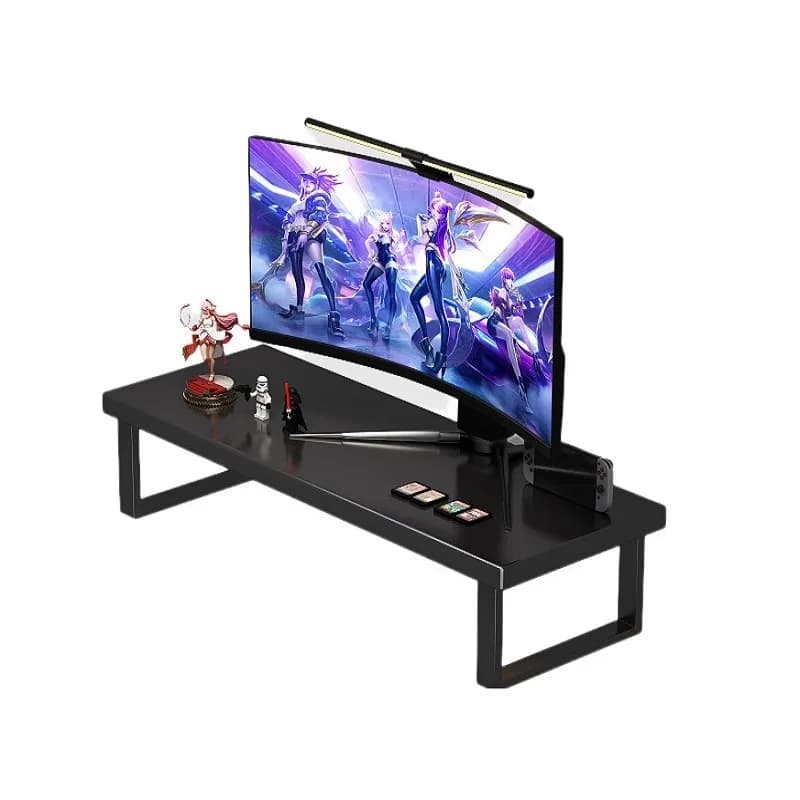 Elevated Desktop Monitor Stand Book Desk Organizer elf Cuter Display Riser College Dormi Bedroom Decorative Ra