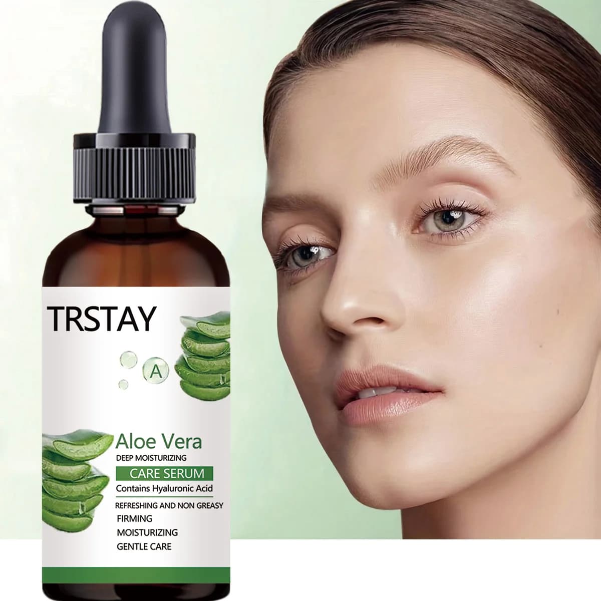 Siero viso antietà 5ML/15ML/30ML/50ML/Aloe Vera Vitamina E | Aloe Vera Idratante Schiarente Essenza Viso Macchie Scure
