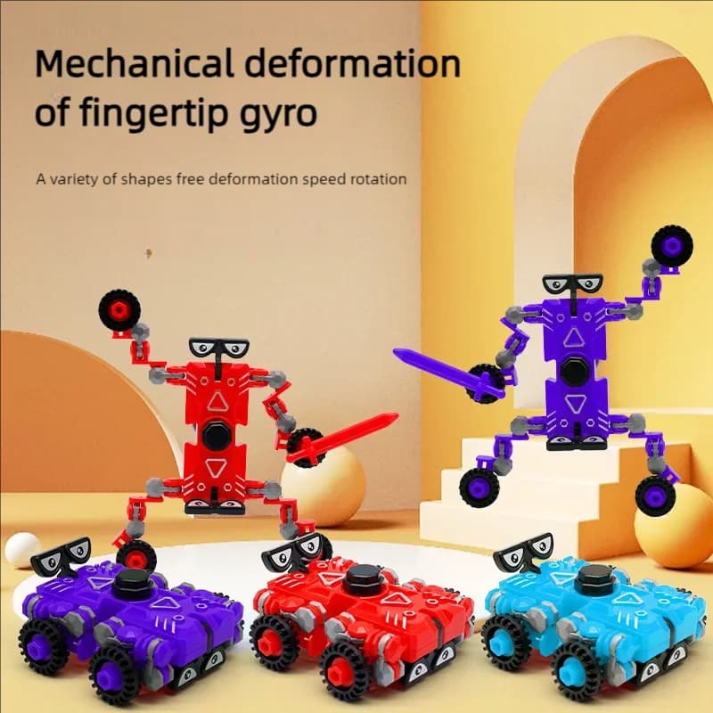 Robot deformato Spinner Agitarsi Giocattolo Per Bambini Spinner A Mano Antistress Giocattolo Sensoriale Per Adulti Creativo Punta Delle Dita Spinner Giroscopio Regalo Per Bambini
