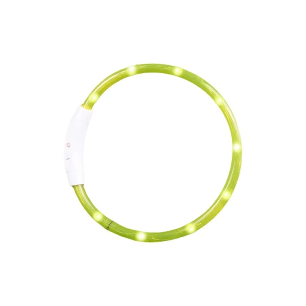 Collare LED Regolabile per Animali Domestici, Impermeabile, Lunga Durata, Collare Luminoso per Cani, Ricarica USB, Collare di Sicurezza Notturna per Passeggiate Notturne