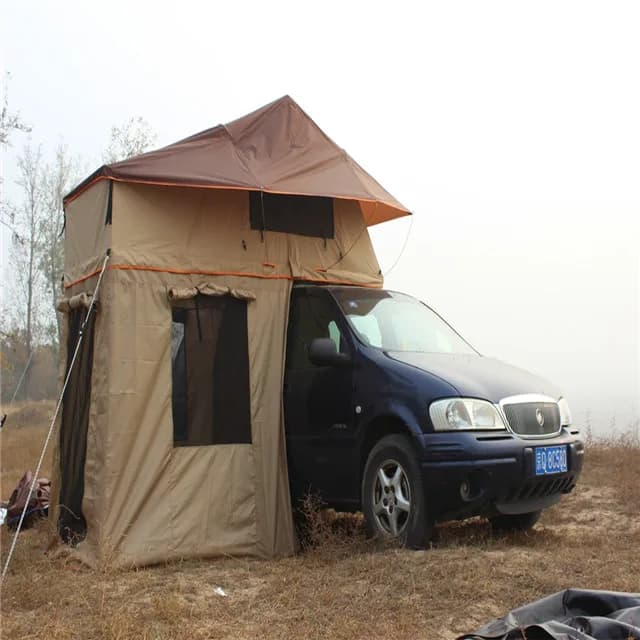 Tenda per auto, tenda da tetto per auto, campeggio avventuroso
