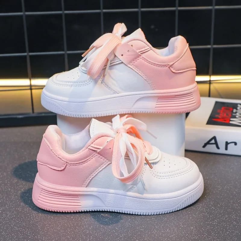 Nuove Scarpe Sportive Casual da Donna, Sneakers Bianche Sfumate Primaverili, Sneakers con Rialzo, Scarpe da Corsa da Donna, Scarpe Casual da Donna
