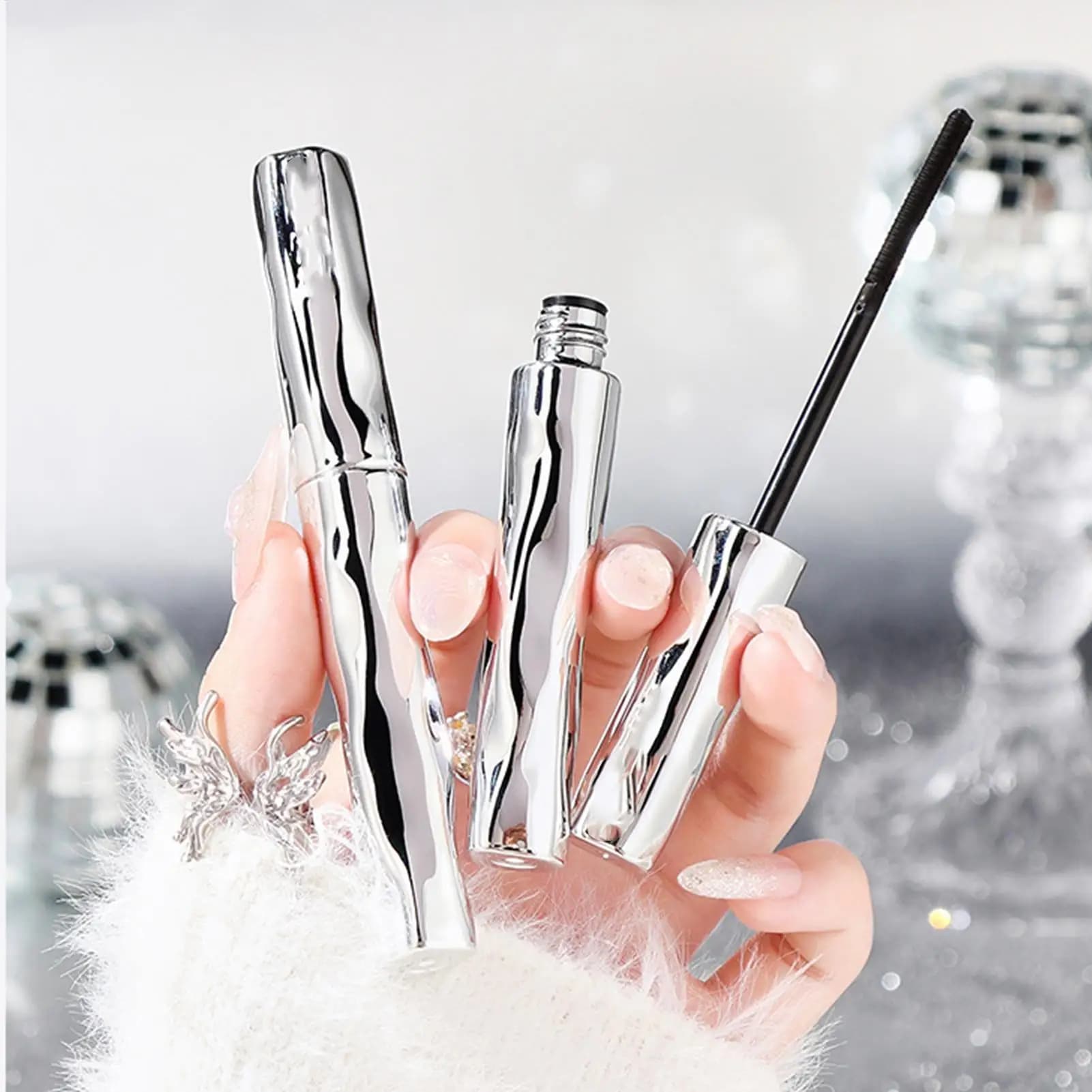 Mascara Impermeabile 2026 per Allungamento e Curvatura delle Ciglia, Resistente alle Sbavature e di Lunga Durata, Trucco Occhi per Donne