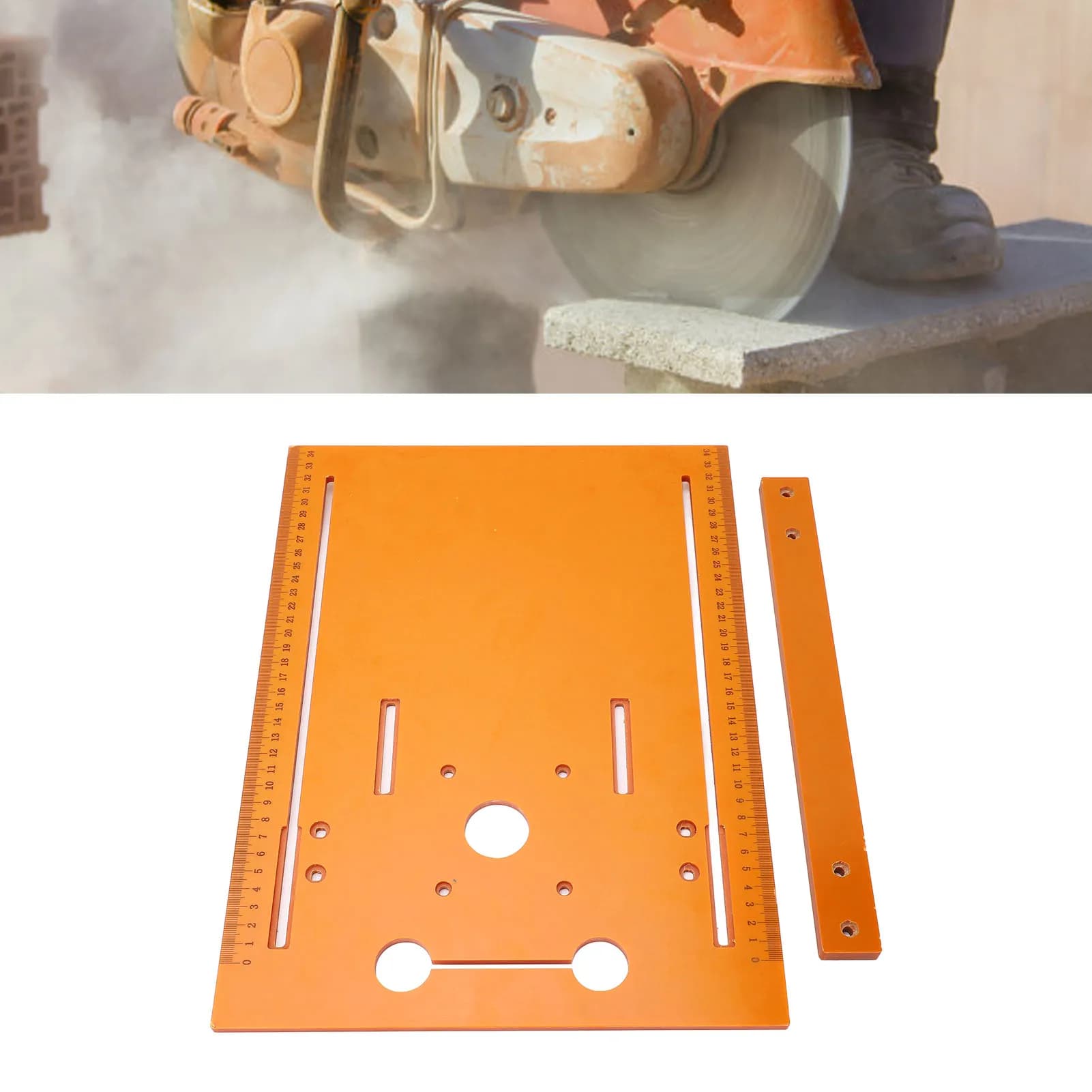 Cut Saw Press Board Cutting Machine Base Plate High Accuracy Punch Handheld Trimming Machine Plate Trimming Machine Plate