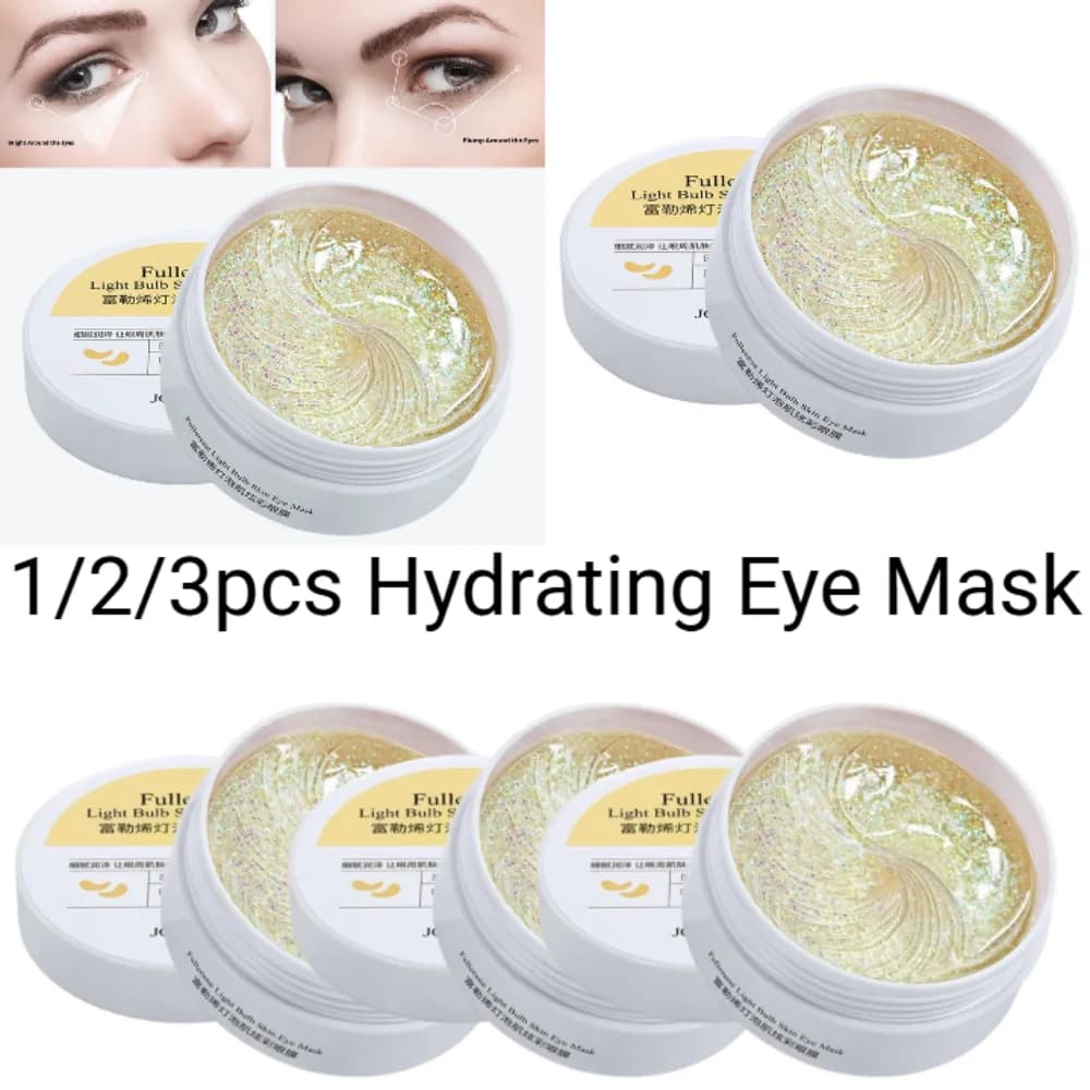1/2/3 Pieces Mask Eyes to Collagen Crystalline Anti Eyewear and Bags, Hydrating and Satin, Eye Gel Masks, Beauty Hydrating Patch