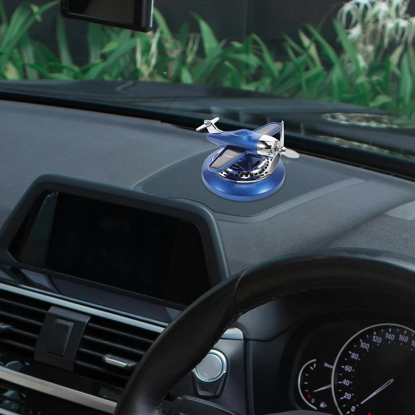 Airplane Car Solar Aromatherapy Diffuser Fragrance Dashboard Ornament Essential Oil Interior Accessory Helicopter Car Diffuser