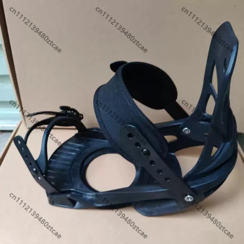 Universal Snowboard Binding, Adjustable All‑Mountain Snow‑Board Foot Binding, Winter Snow‑Sports Equipment