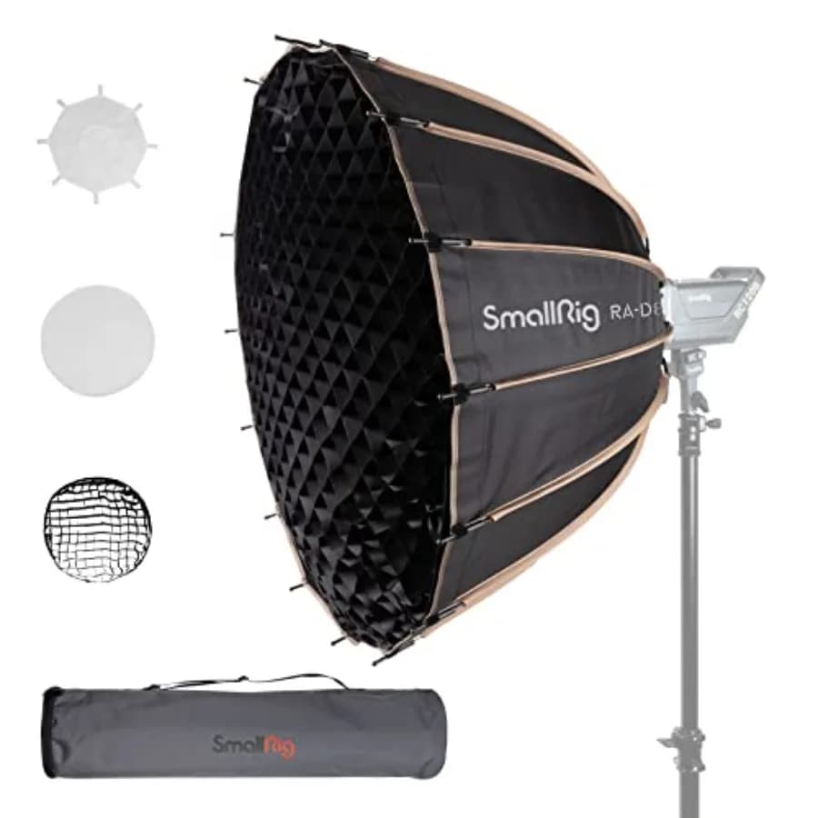 Quick release softbox for RC 120D/RC 120B/RC 220D/RC 220B with Bowens Attack, 33,5 Inches/85cm, White Diffused Light