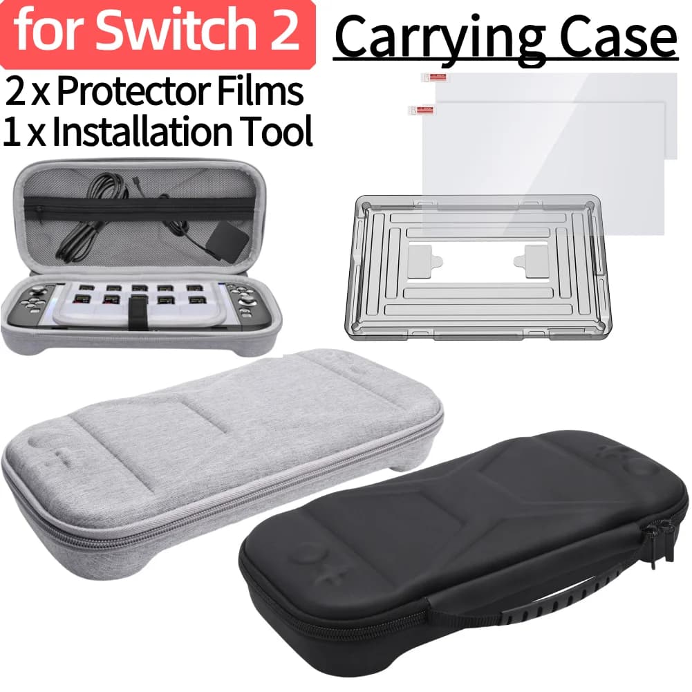 Custodia da trasporto antiurto, borsa protettiva portatile antigraffio per console di gioco Switch 2