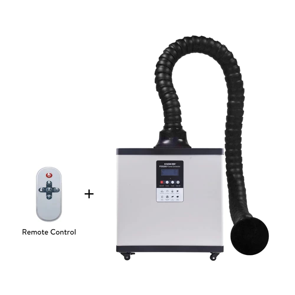 210W FES200 laser fume extractor DTF fume collector Smoke absorber for laser engraving, nail salon, 3D DTF printer