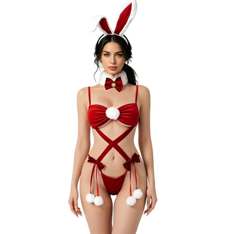Xmas Night Fliter Lingerie Underwear Women's Stylish Butterfly Erotic Bikini Sets Lady Naugty Costumes for Sex