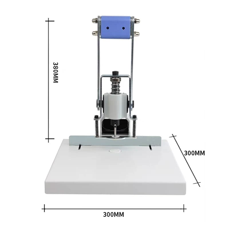 Improved T2 Heavy Duty Single Hole Punching Machine For Business Card Label Punching Machine With Plastic Bags Fabric