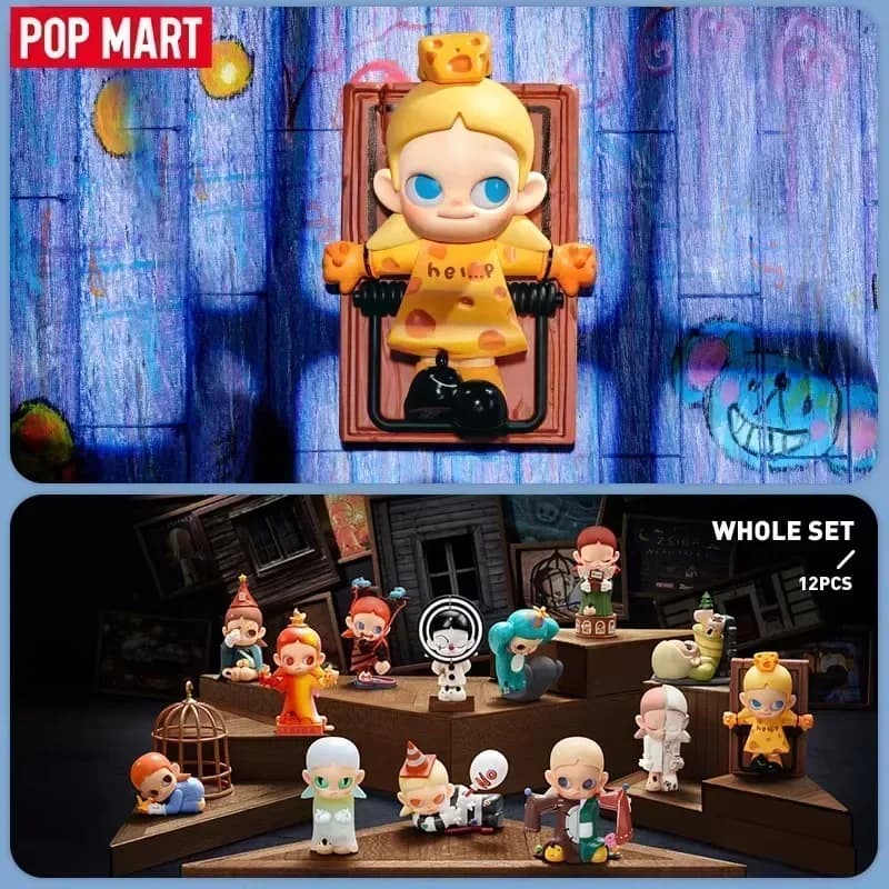 POP MART Zsiga We All Are Kids Series Kawaii Anime Action Figure Blind Box Toys Modello di cartone animato Sorpresa Mistero Home Decor