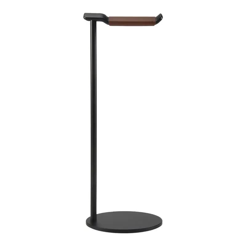 A01E-Curved Headphone Stand Rack Sturdy Metal Gaming Headset Earphone Holder Hanger With Solid Base For Table Desk Display
