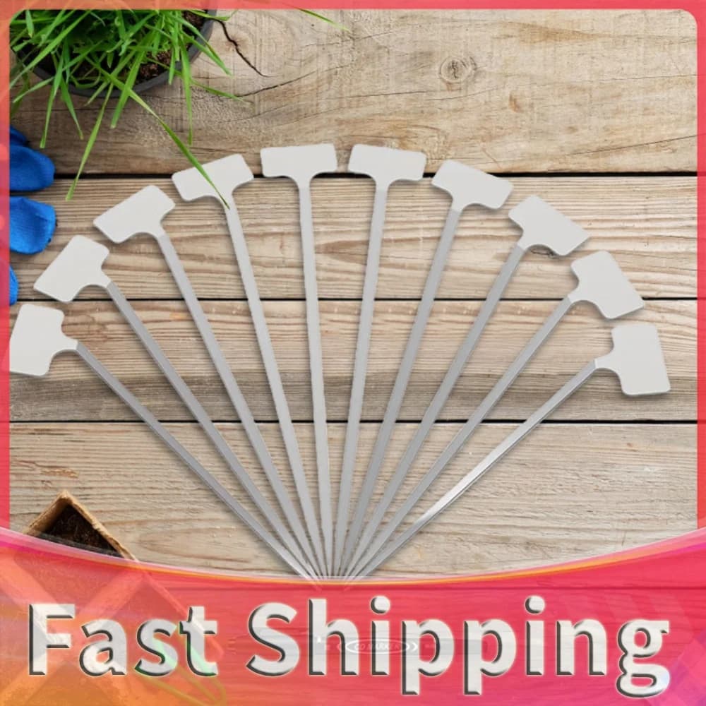 10Pcs Metal Plant Labels Weatherproof Garden Label Markers Planting Gardening Markers for Vegetables Flower Seed Greenhouse