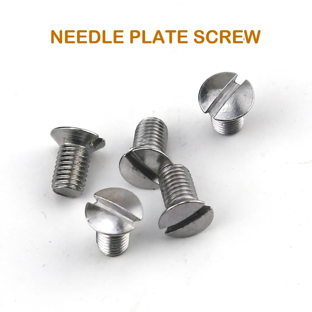 25PCS UNION SPECIAL 35800 A quattro aghi Sei fili Braccio di alimentazione Modello Parti di macchine da cucire 22524 Vite piastra ago
