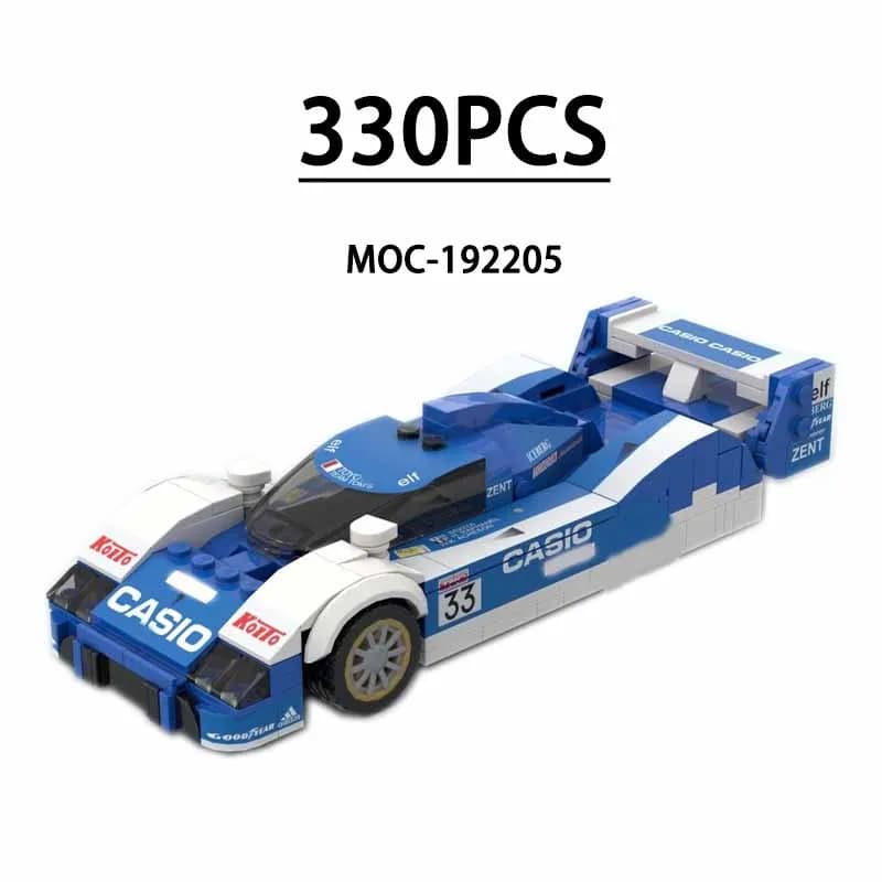 MOC-224519 Building Blocks TS010 1992 1:27 Auto da corsa Modello di assemblaggio 271 Pezzi Compleanno Giocattolo di Natale Regalo