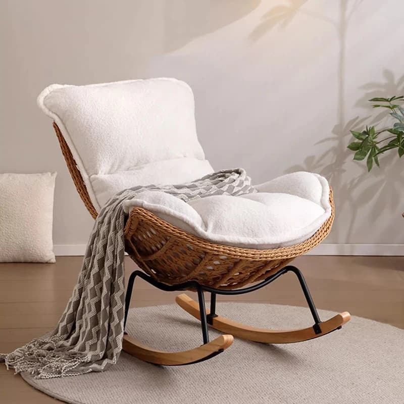 Sedie da soggiorno da gioco a dondolo Lounge Mobile Designer Lettura Sedie da soggiorno moderne Comodi mobili per la casa Poltrona